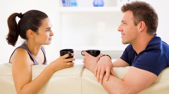 couple having coffee