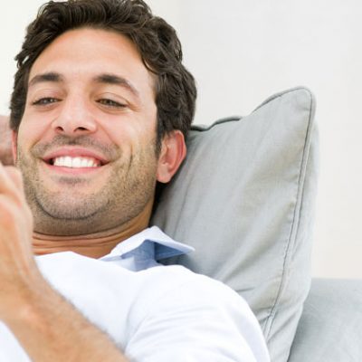 10 Texts to Fill Your Husband With Desire happy husband texting