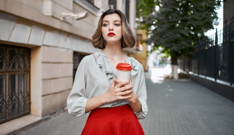 woman-with-red-skirt